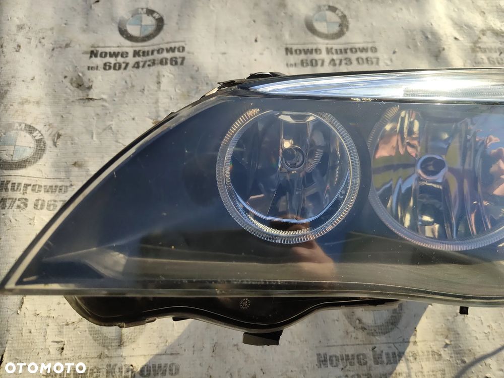 BMW E60 E61 Lampa przednia lewa zwykła H7 przed lift - 3