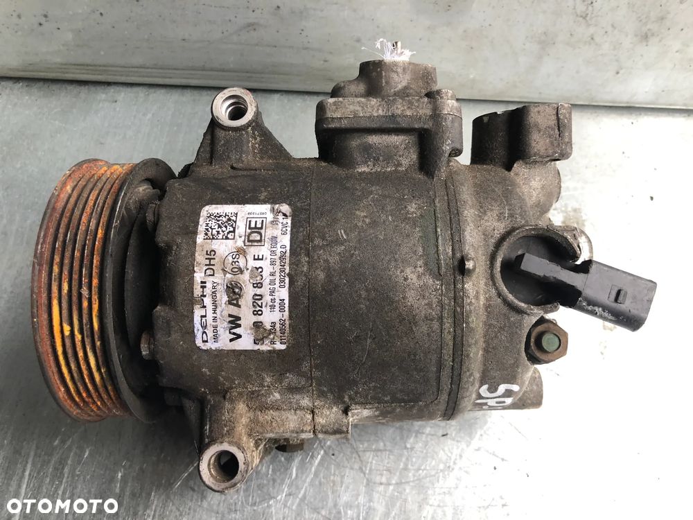 SP-9. Kompresor Sprężarka Klimatyzacji 6PK 5N0820803E VW Golf VI Skoda Octavia II - Wysyłka - 1