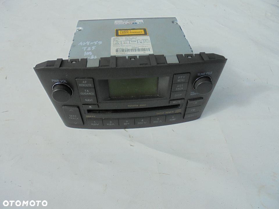RADIO CD | TOYOTA AVENSIS II T25 LIFT | F-VAT - 1