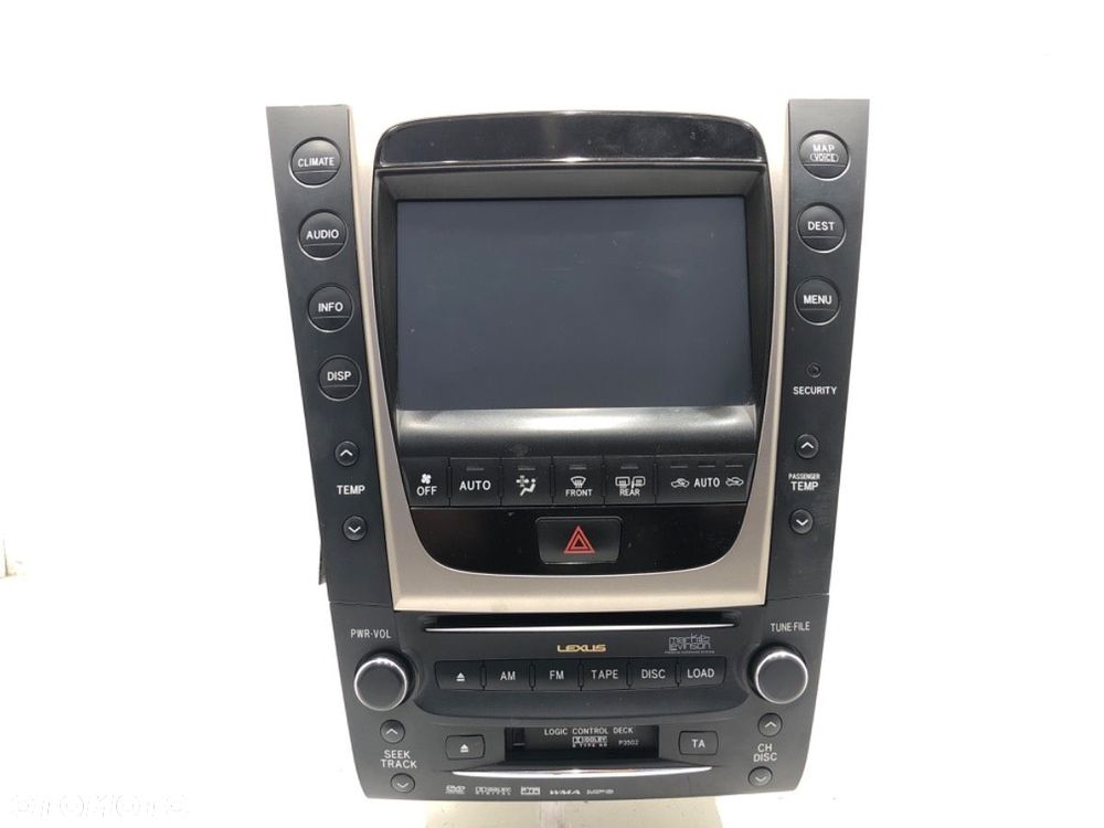 RADIO NAWIGACJA  LEXUS GS (_S19_) 2005 - 2012 450h (GRS191_, GWS191_) 218 kW [296 KM] Hybryda silnik - 1