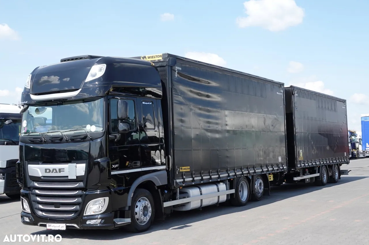 DAF XF 480 / COMBINAȚIE TANDEM / 120 M3 / TRANSPORT / I-PARK COOL / WIELTON / 2019 / CONTRACTUL DE SERVICE DUPĂ - 4