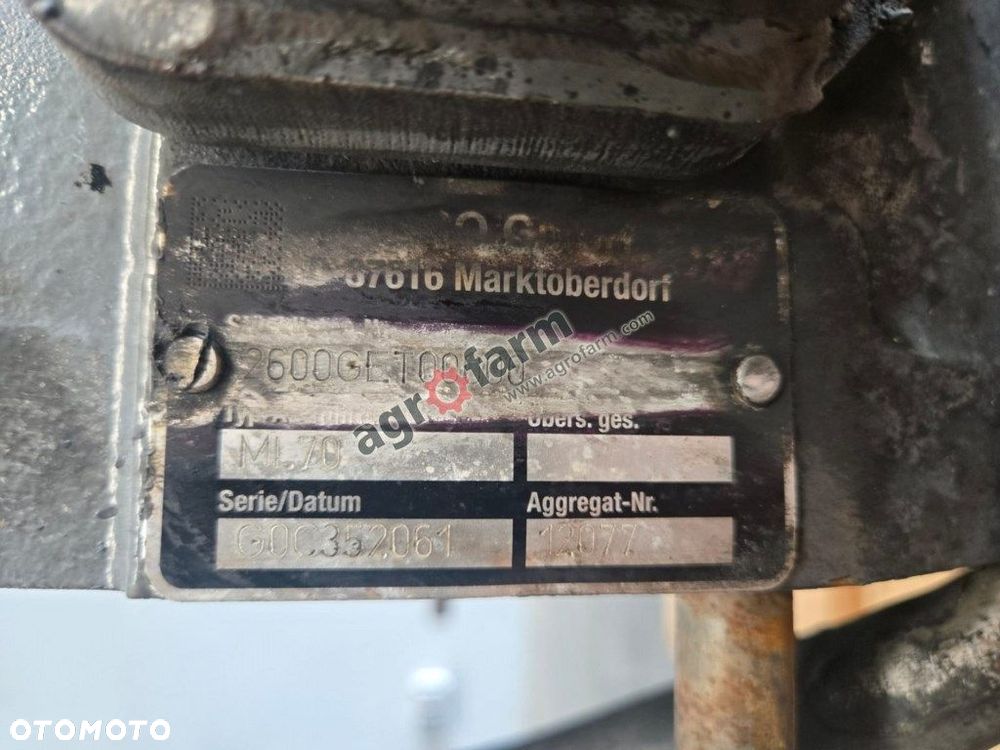 Skrzynia biegów Fendt 210 F Vario, ML70 - 2