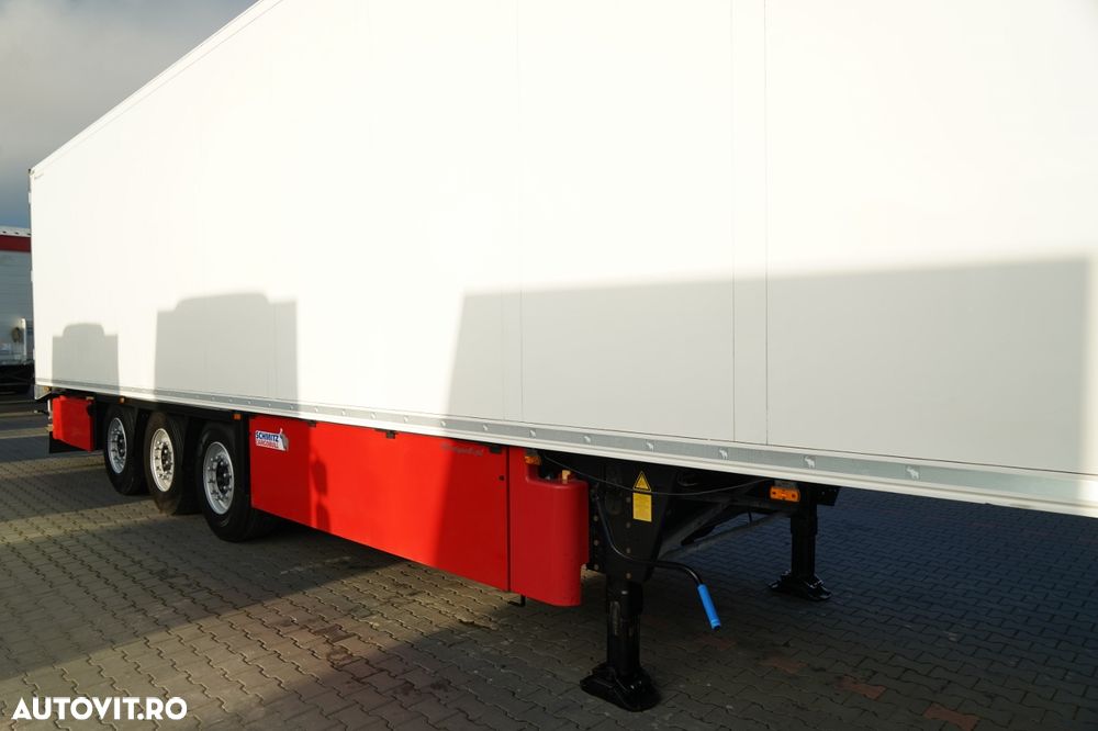 Schmitz Cargobull REFRIGERAT / TRANSPORT VECTOR 1550 / AXĂ RIDICATĂ / RECIPIENT DUBLU / COȘURI PENTRU PALEȚI - 9