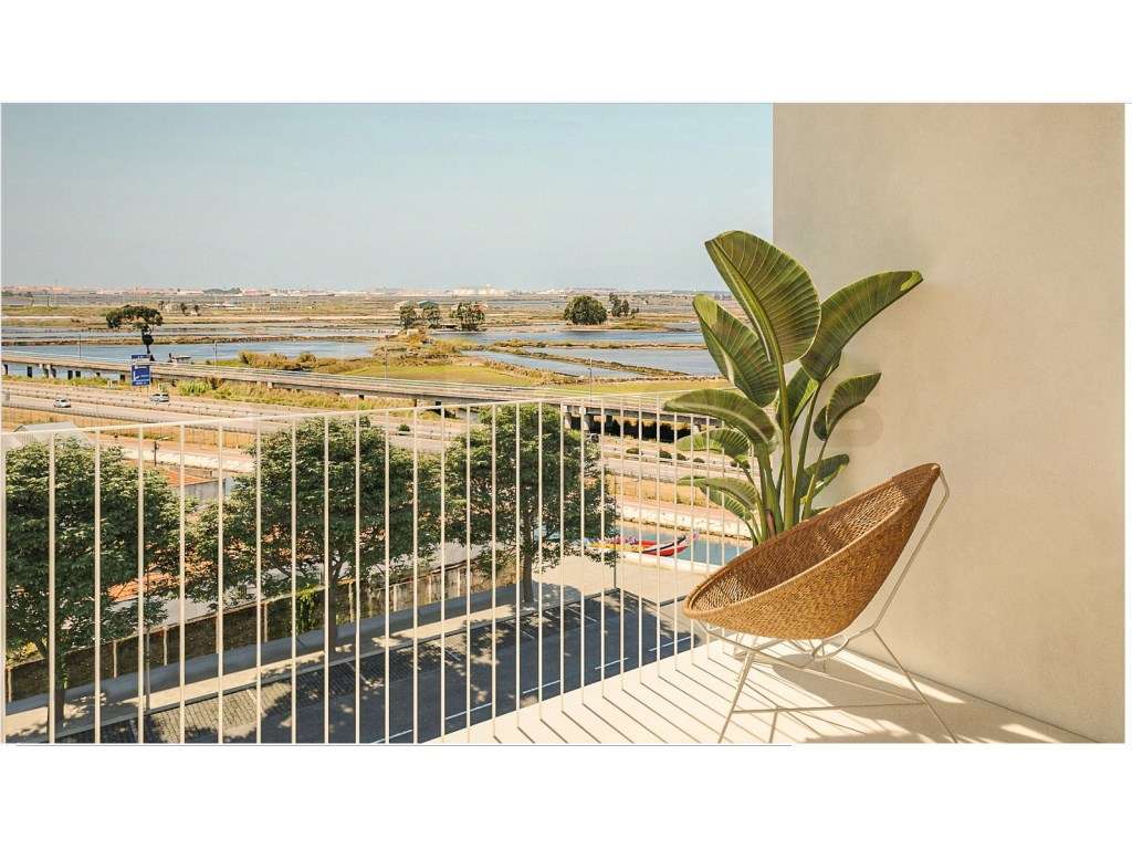 Apartamento T2 com varanda Cais de São Roque / Aveiro - Grande imagem: 5/22