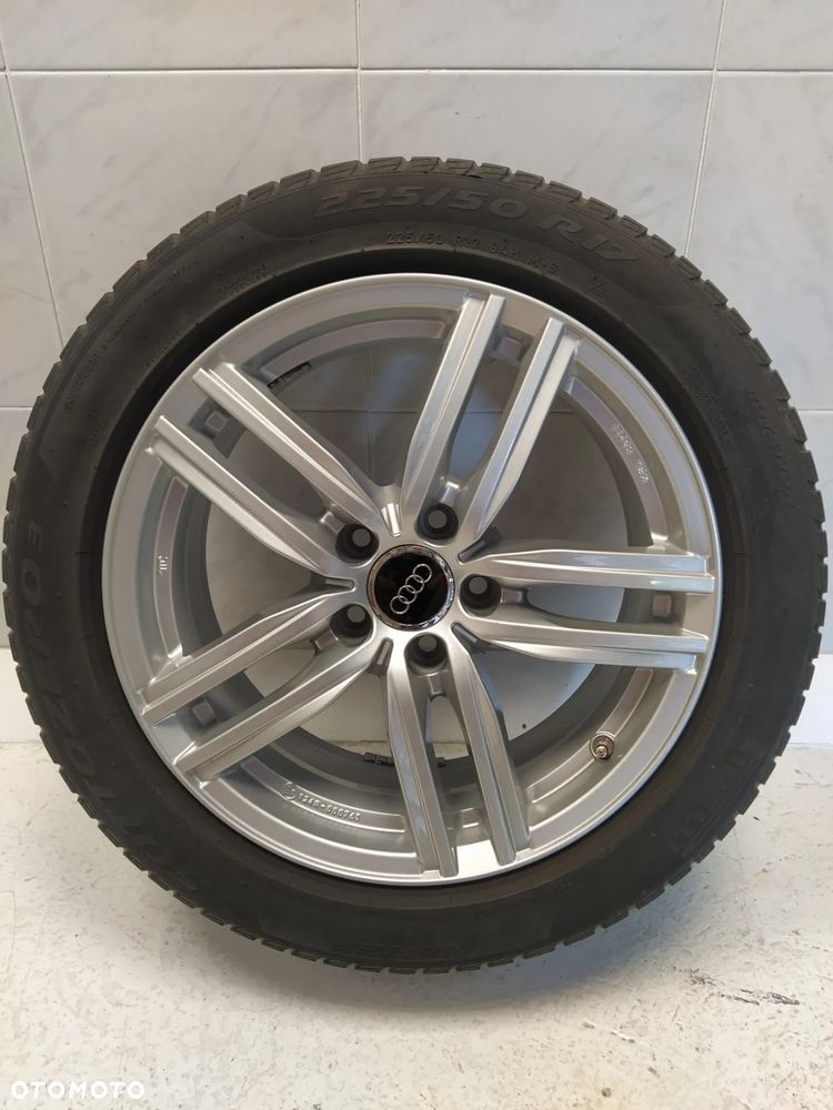 AUDI 7,5X17 4x FELGI ALUMINIOWE R17 5X112 ET38 KOŁA OPONY PIRELLI 225/50 - 7