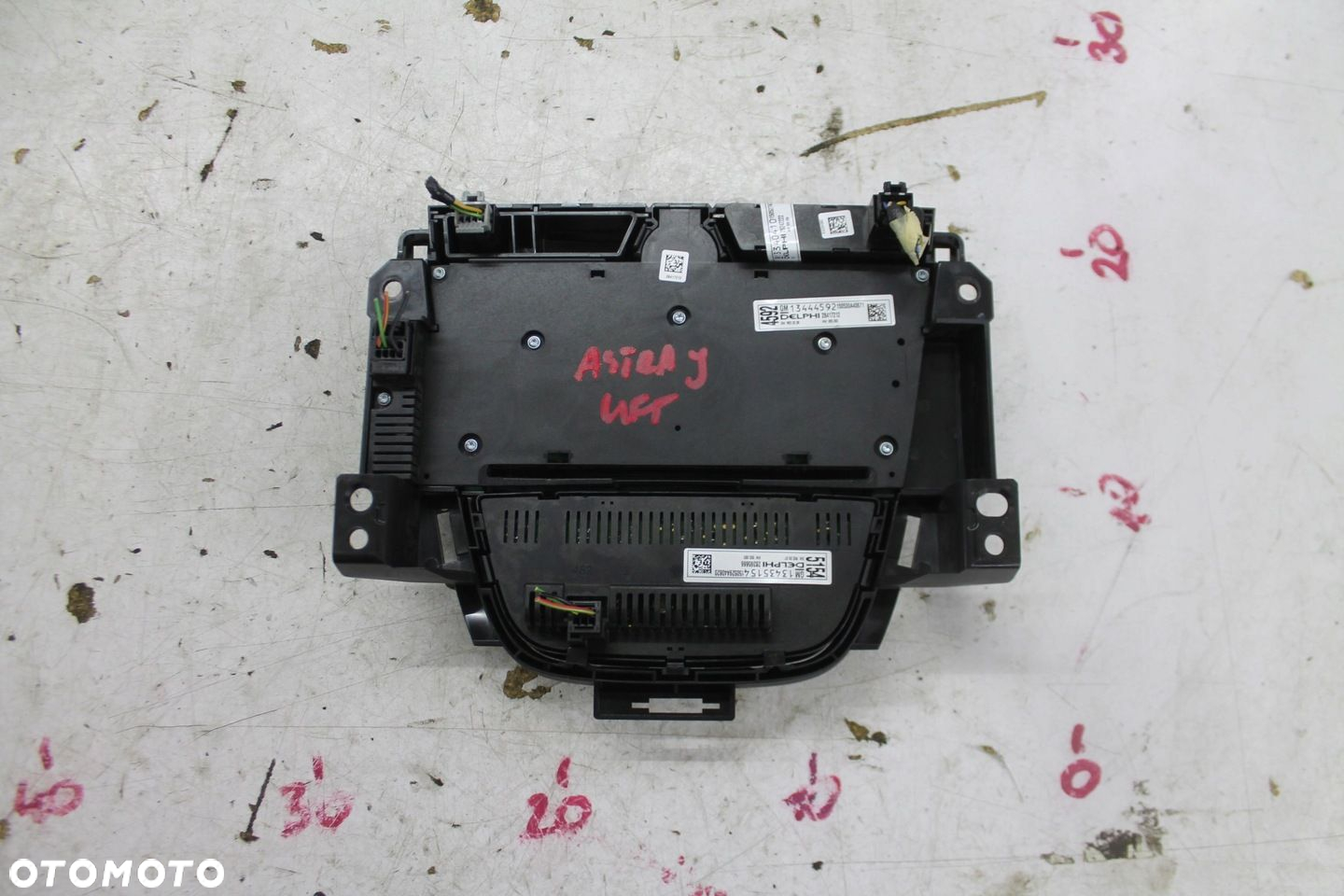 PANEL KLIMATYZACJI RADIA 13444592 13435154 ASTRA J IV 12-15 - 2