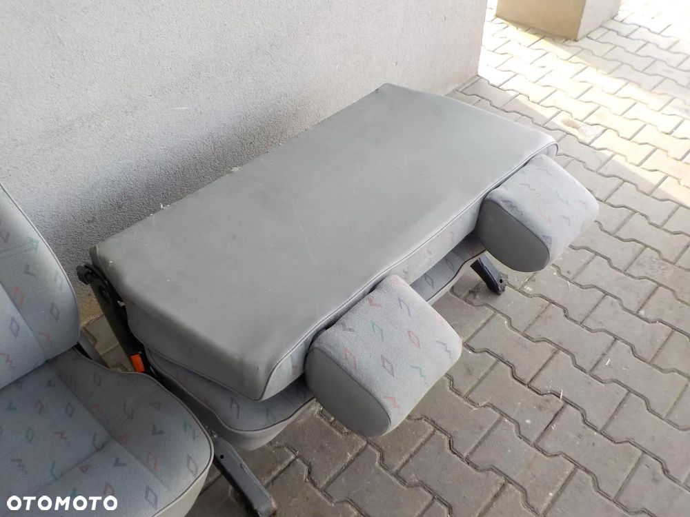VW T4 FOTEL FOTELE SIEDZENIA RZĄD ŚRODKOWY TYŁ - 6