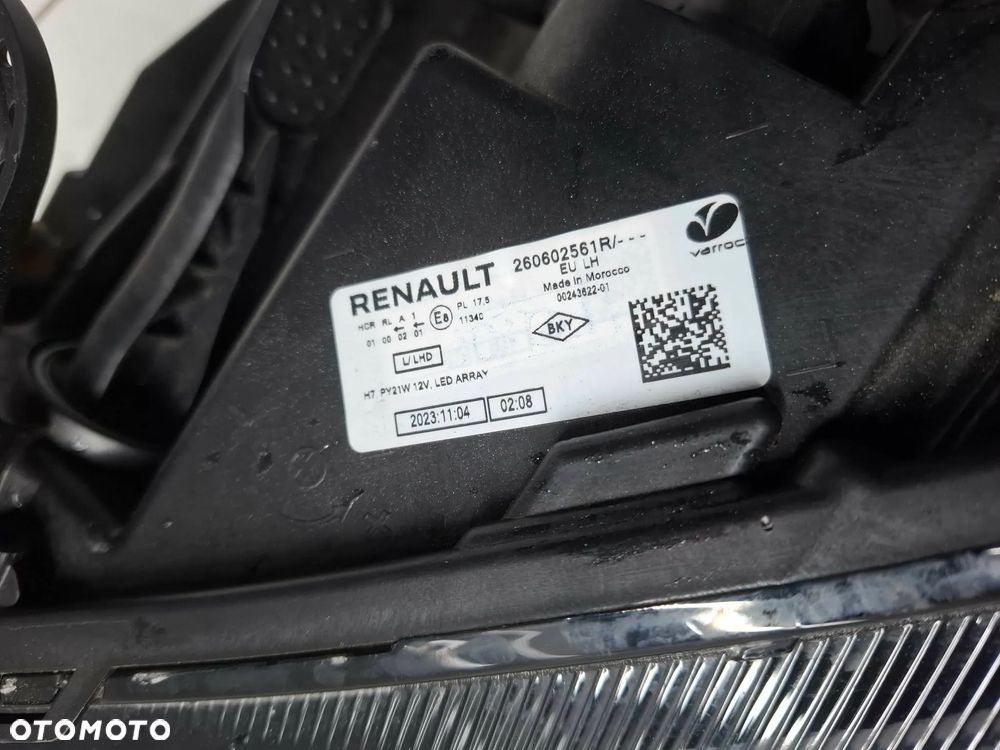 LEWA LAMPA PRZEDNIA PRZÓD DACIA SENDERO III LOGAN JOGGER FULL LED BIAŁA 260602561r  IDEALNA - 9
