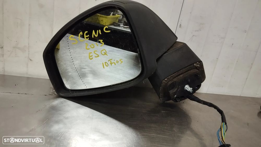ESPELHO RETROVISOR RENAULT SCENIC III 2009-2016 REBATIVEL - ESQUERDO / DIREITO - 4