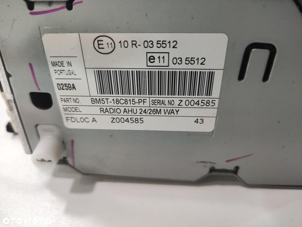 FABRYCZNE RADIO CD FORD B-MAX 2012-2017 BM5T-18C815-PF - 4