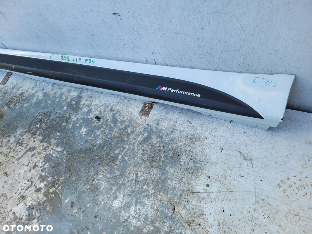 BMW 3 F30 F31 Lift M pakiet listwa progowa próg lewy nakładka - 3