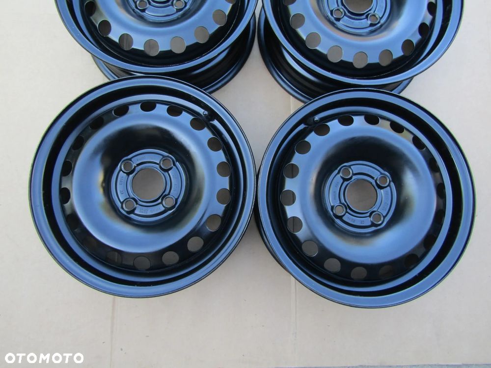 4x Felgi Stalowe 14 VW UP Skoda Citigo Seat Mii 5 j 4x100 ET35 piasta 57,1 mm  / ORYGINALNE - 6