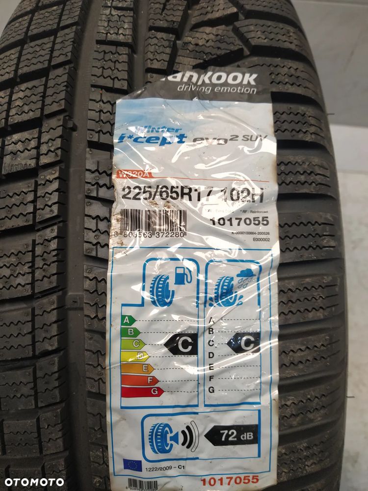 FORD C-MAX FOCUS KUGA MONDEO 7Jx17 ORYGINALNE FELGI ALUMINIOWE R17 ET50 5X108 OPONY HANKOOK 225/65 KOŁA ZIMA BIEŻNIK 8.81mm DEKIELKI FORD - 24