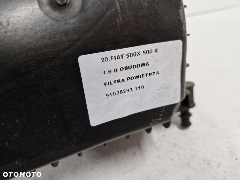 fiat 500x 1.6 d m-jet obudowa filtra powietrza 51938293 - 6