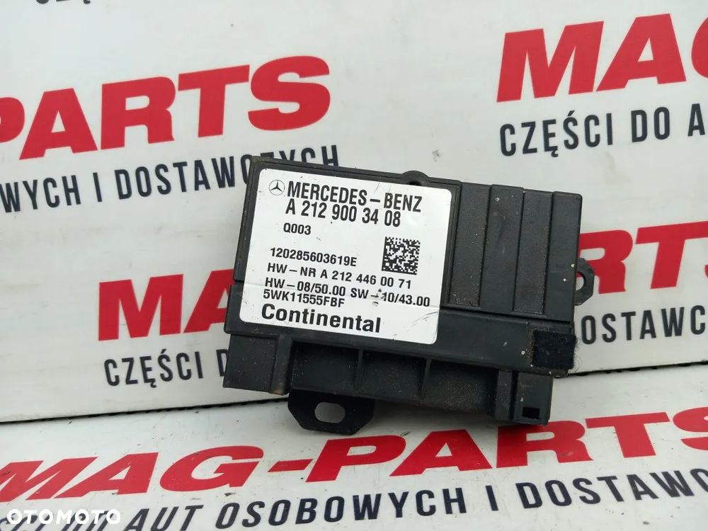 Moduł Pompy Paliwa Sterownik A2129003408 Mercedes W212 E-Klassa 2.2 CDI