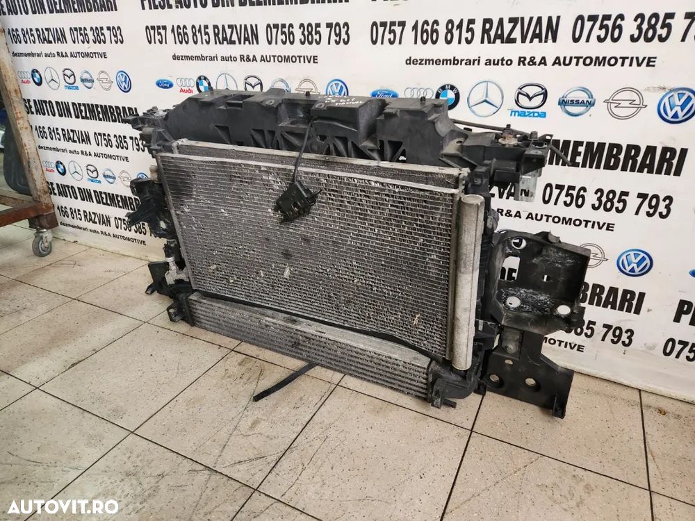 Trager Calandru Fata Complet Radiator Apa Clima Intercooler Termocupla Renault Scenic 3 Grand Sceni - 4