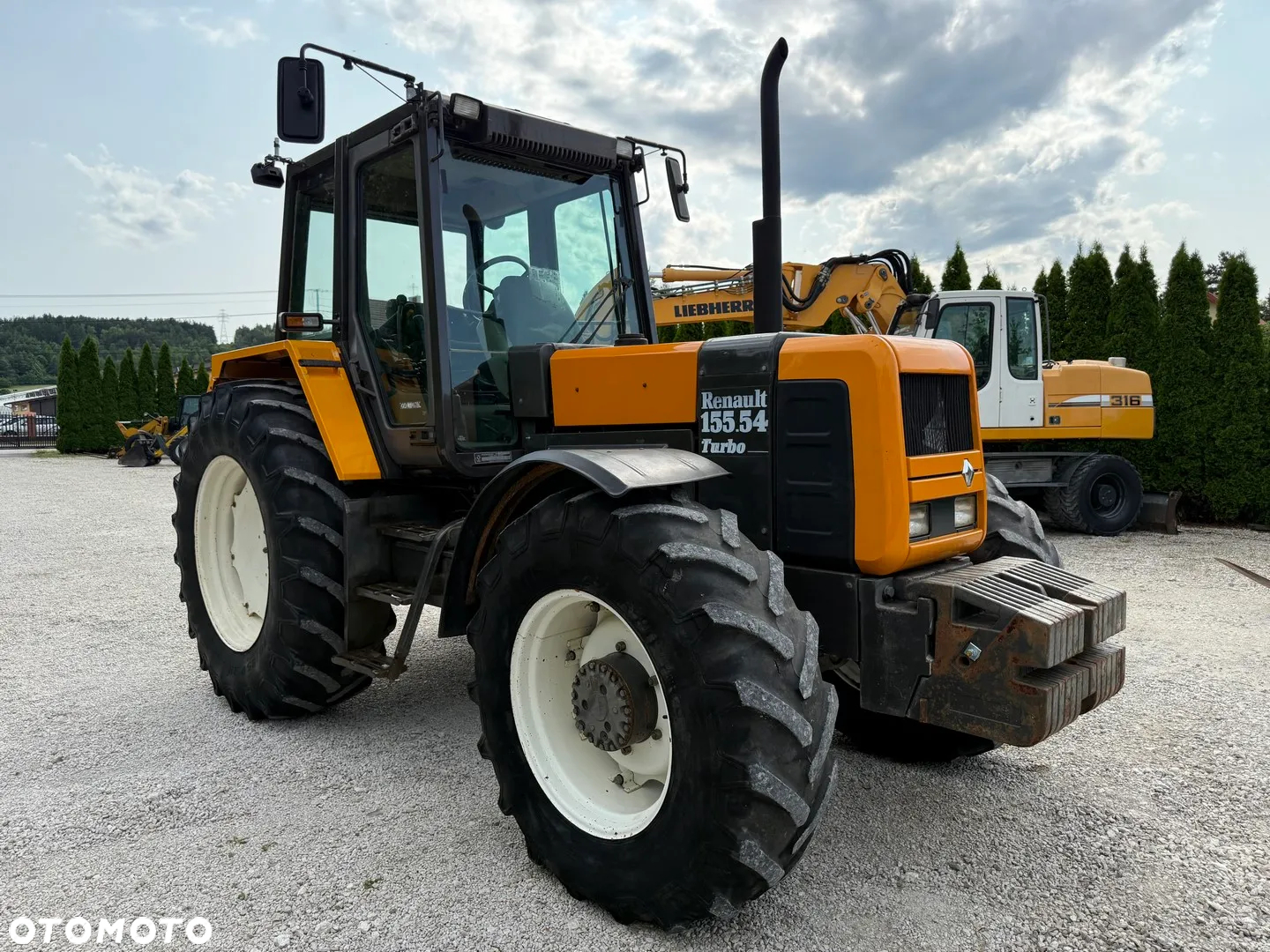 Renault 155.54 CIĄGNIK TRAKTOR / JEDYNIE 4980 MTH / KLIMA / SPROWADZONY / PIĘKNY / ORYGINAŁ / ZADBANY / 1995 ROK / SILNY / 145-14 bb 155-54 bb 120-54 vv 133-54 hh 110-14 hh 110-54 case - 9