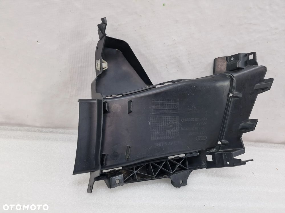 AUDI A7 C8 S-LINE 18- KIEROWNICA POWIETRZA / WLOT / PRAWA KRATKA BOCZNA ZDERZAKA PRZEDNIEGO PRZÓD , NR 4K8121764B , NR AUKCJI D/130 - 7