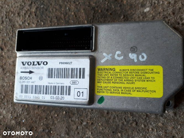 VOLVO XC90 SENSOR MODUL AIRBAG PODUSZEK 8696027