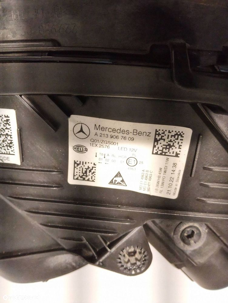 mercedes-benz e klasa w213 lift performance 4 piny strona prawa a2139067609 - 7