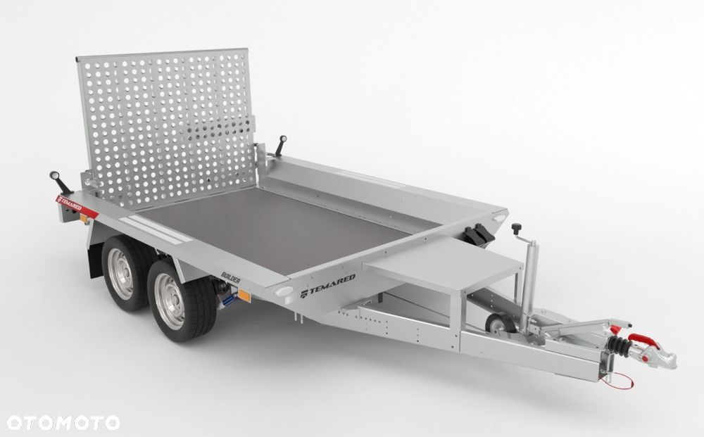 TEMARED Przyczepa koparkowa BUILDER 2615/2 C dmc 2700kg koła R14C pod koparkę MOCNA - 10