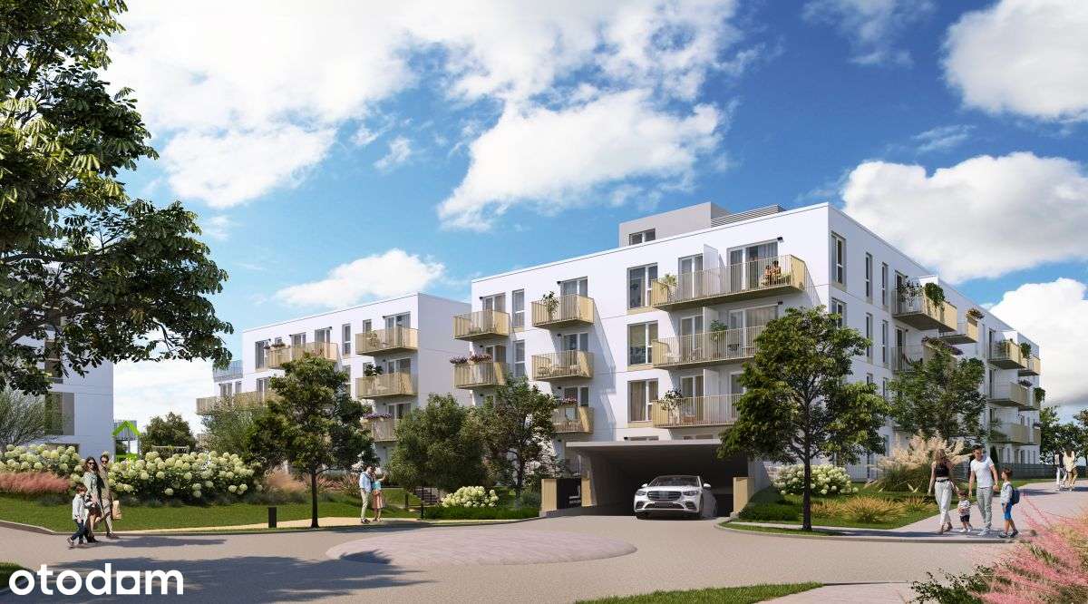 3-pokojowe mieszkanie 49m2 + balkon Bezpośrednio