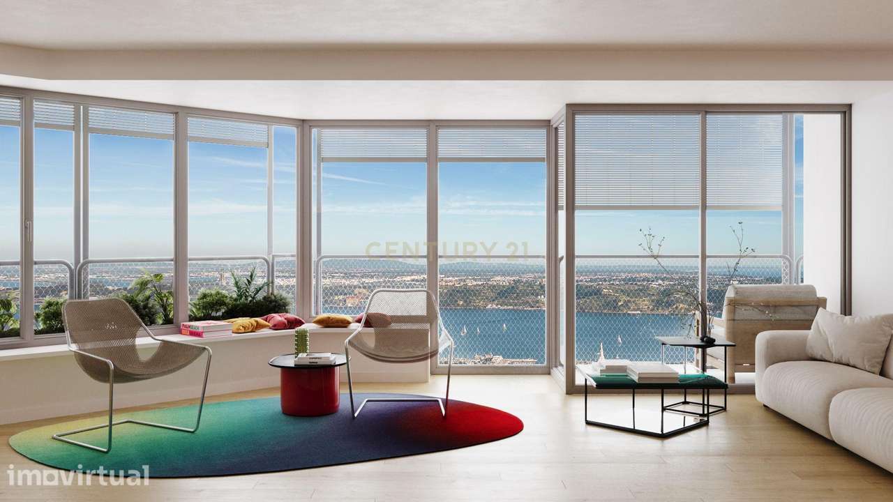 Smooth Restelo Riverside | T1 | 6.º Piso | Vista Rio e Mar | Cedência - Grande imagem: 3/26