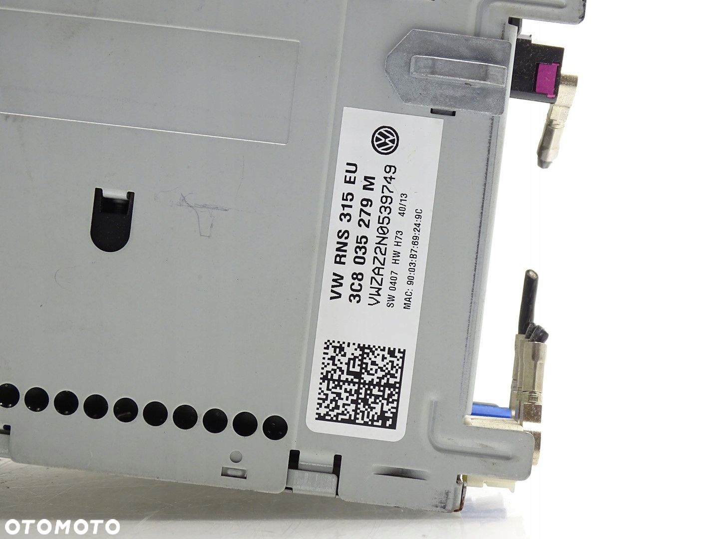 RADIO RADIOODTWARZACZ NAVI NAWIGACJA MULTIMEDIA CD VW PASSAT CC 3C8035279M - 4