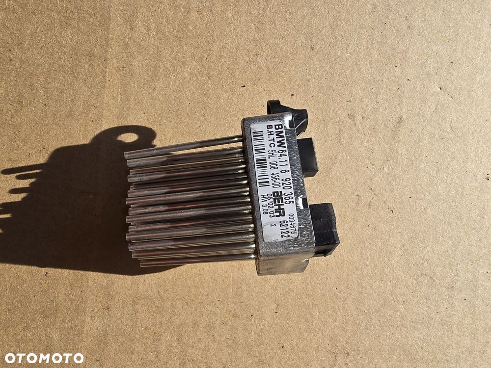 Jeż rezystor nagrzewnicy bmw e46 inne - 2