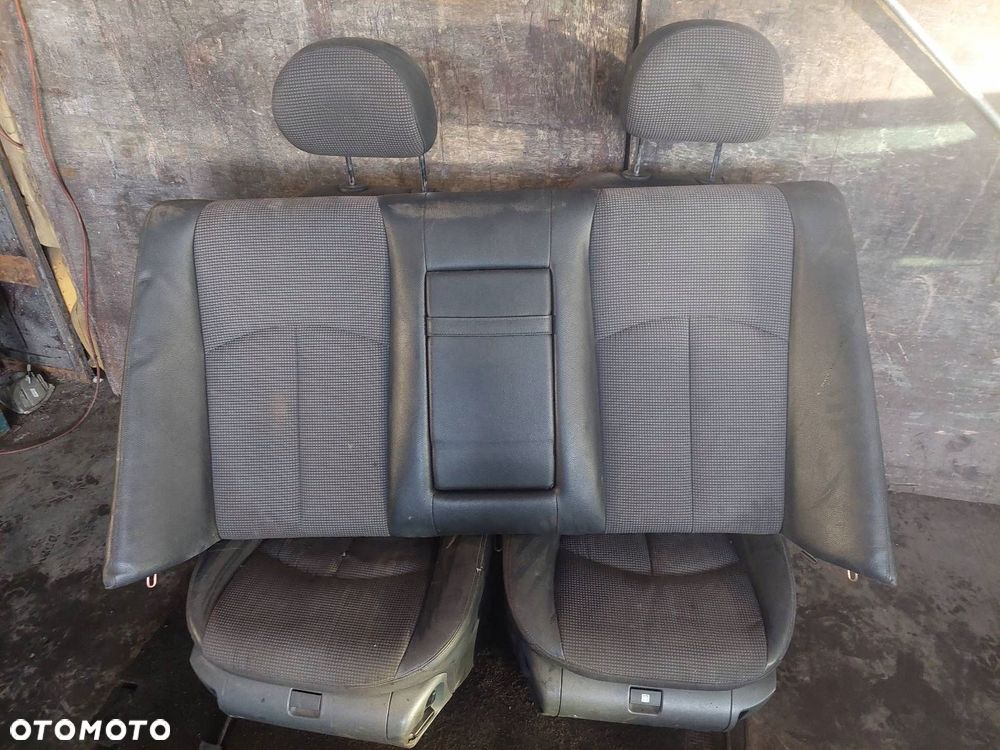 FOTELE KOMPLET LEWY PRAWY KANAPA TYŁ MERCEDES W211 SEDAN PÓŁSKÓRA - 3