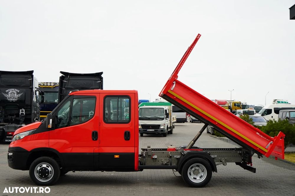 Iveco DAILY 35-130 / BASCULATOR / CU TRACȚIE DUBLA / DOUĂ TRANSPORTURI / MANUAL / 7 LOCURI / - 4