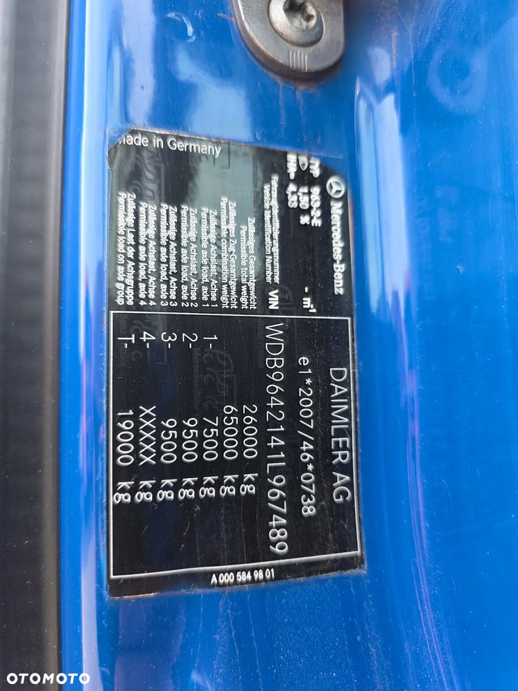 Mercedes-Benz Arocs 2645 6x4 Bordmatik Możliwość z Przyczepa Tandem Schmitz - 25