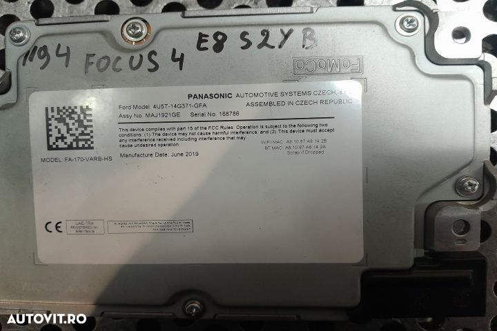 Modul navigatie 4U5T-14G371-GFA / CL-MJM8E14EB 4U5T-14G371-GFA / CL-M - 2