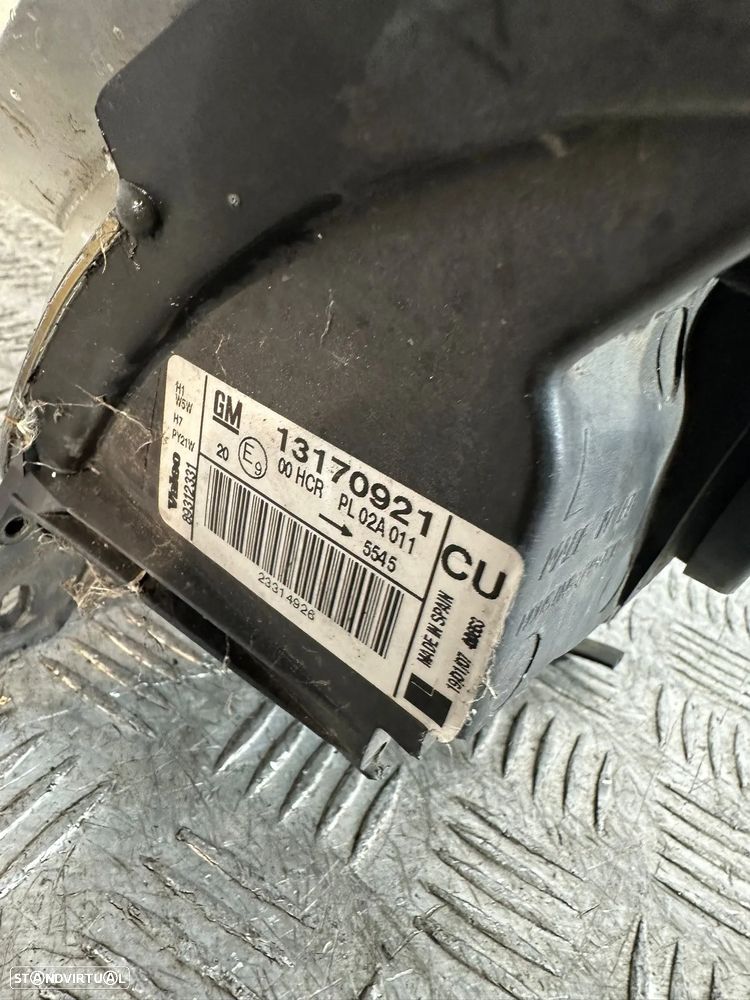 .Oticas Farol Frente Frontal Esquerda Direita Original GM Opel Vectra C Facelift Fase 2 13170922 13170921 - 7