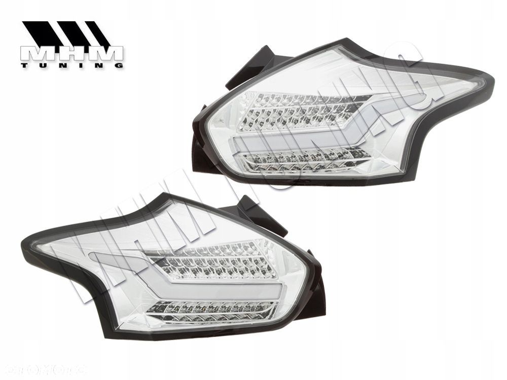 lampy tyl kpl full led bar diod neon tuning ford focus iii mk3 lift 14- z24 - 2