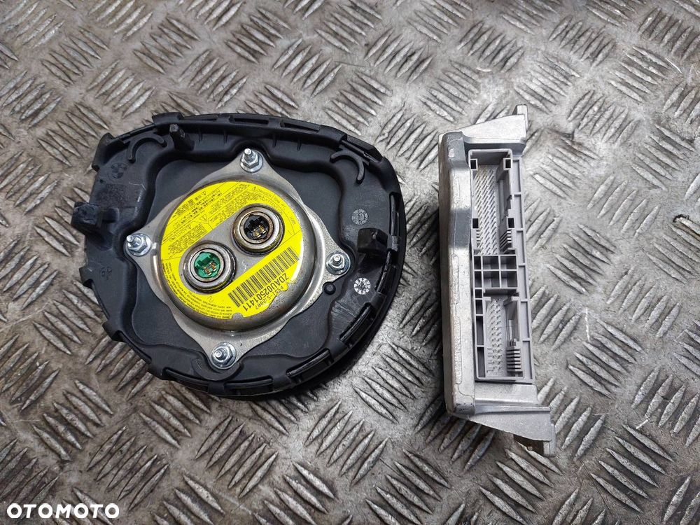 ZESTAW AIRBAG POSTRZAŁOWY KOKPIT DESKA PASY PODUSZKI MODUŁ BMW E90 E91 - 3