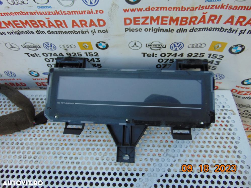 Ceasuri bord digitale Renault scenic 3 cutie manuala display bord dezmembrez scenic 3 - 3