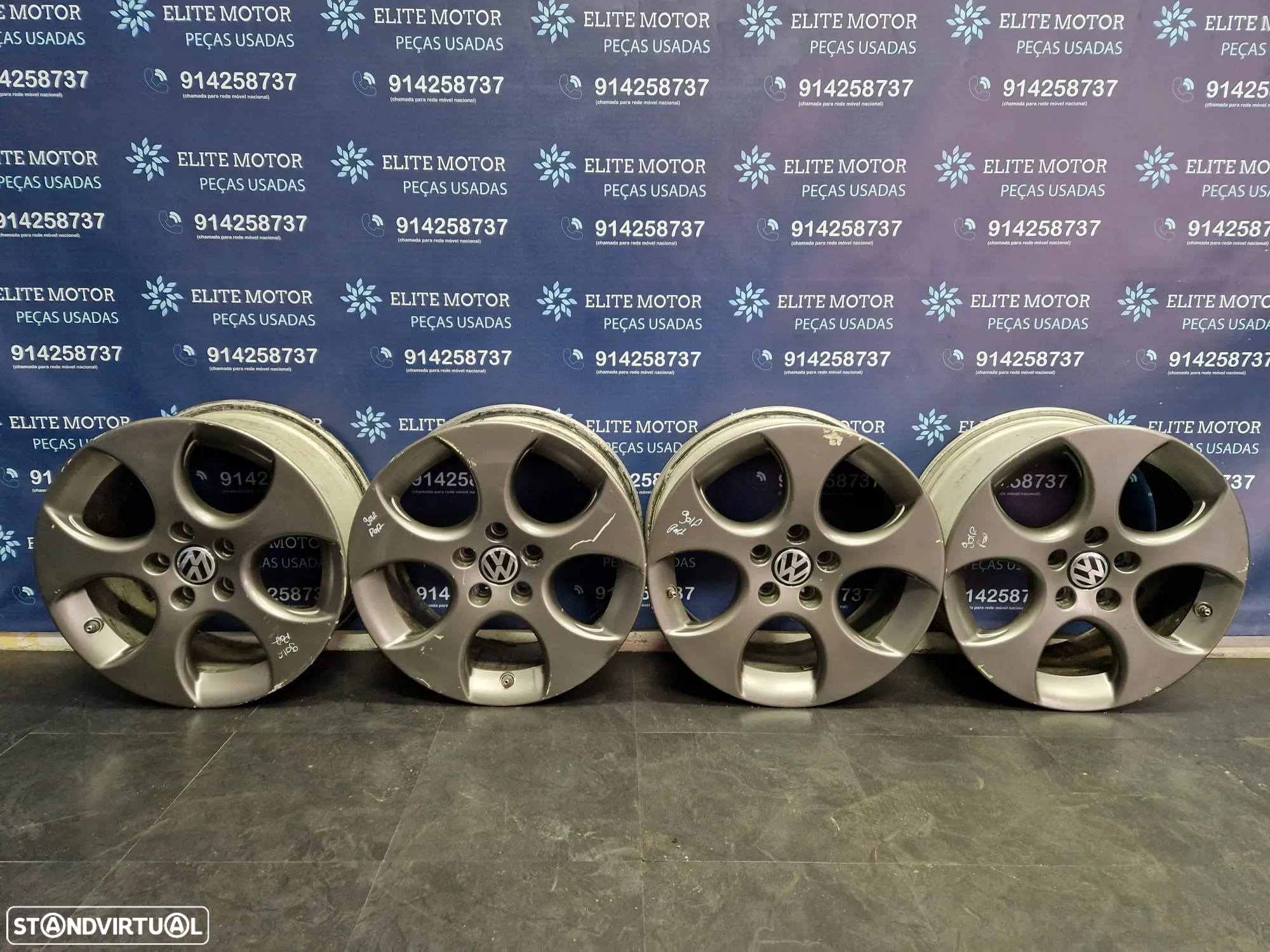 Jantes usadas VW GOLF V 5 GT 17 5X112 ORIGINAIS JETTA TOURAN - 3