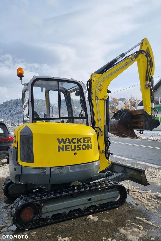 Wacker Neuson EZ38 koparka 4tony 2018r 1289h Import Norwegia-Maszyna JAK NOWA aktualna DEKRA 2026r. silnik Yanmar. dodatkowa linia Hydr. Zamki na tłokach. Szybko-złącze Hydra. 2 łyżki. Zero luzów wycieków. Okazja! - 2