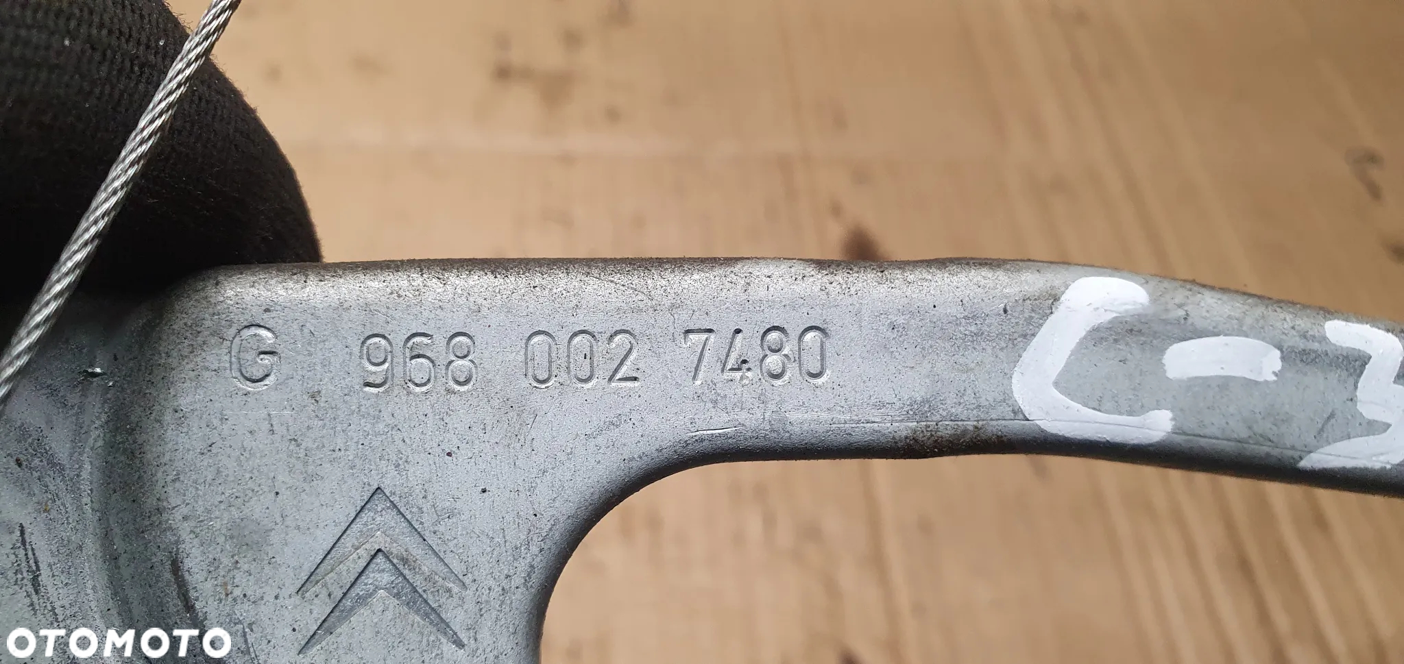Mechanizm podnośnik szyby lewy tył Citroen C3 I 9680027480 - 5