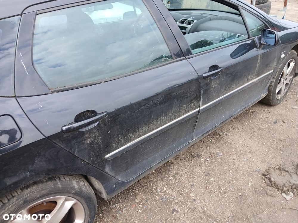peugeot 407 EXLD maska zderzak lampa grill błotnik drzwi zbiornik paliwa szyba lusterko klamka - 7