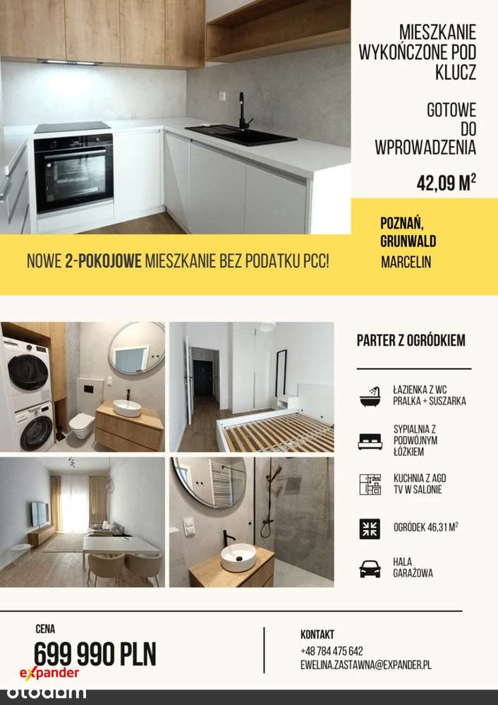 Nowe na Marcelinie | Gotowe do wprowadzenia | Bez podatku PCC