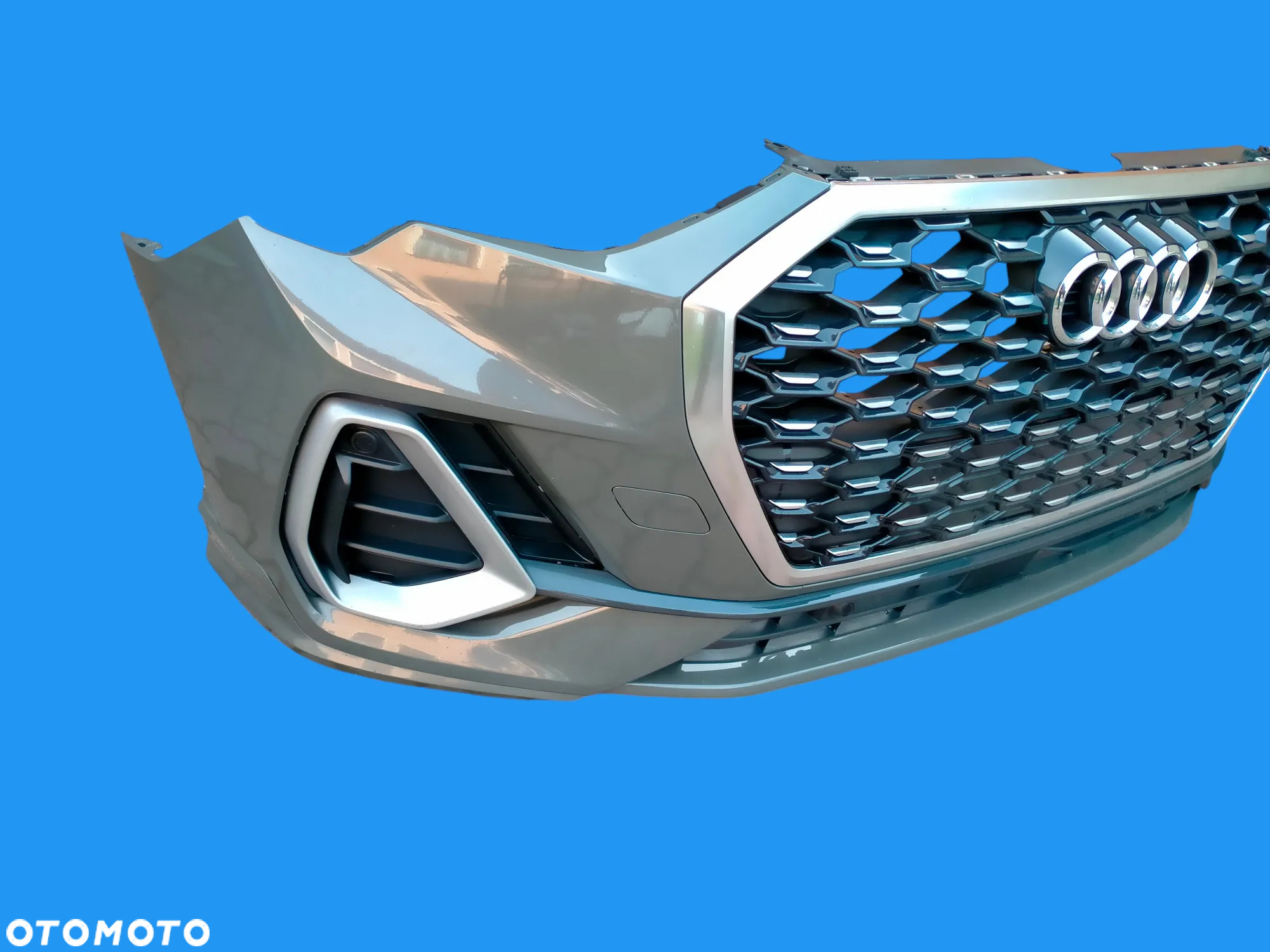 AUDI Q3 83A S Line / ZDERZAK PRZÓD PRZEDNI KOMPLETNY / 4szt PDC / KAMERA / Instalacja / ORYGINAŁ - 3