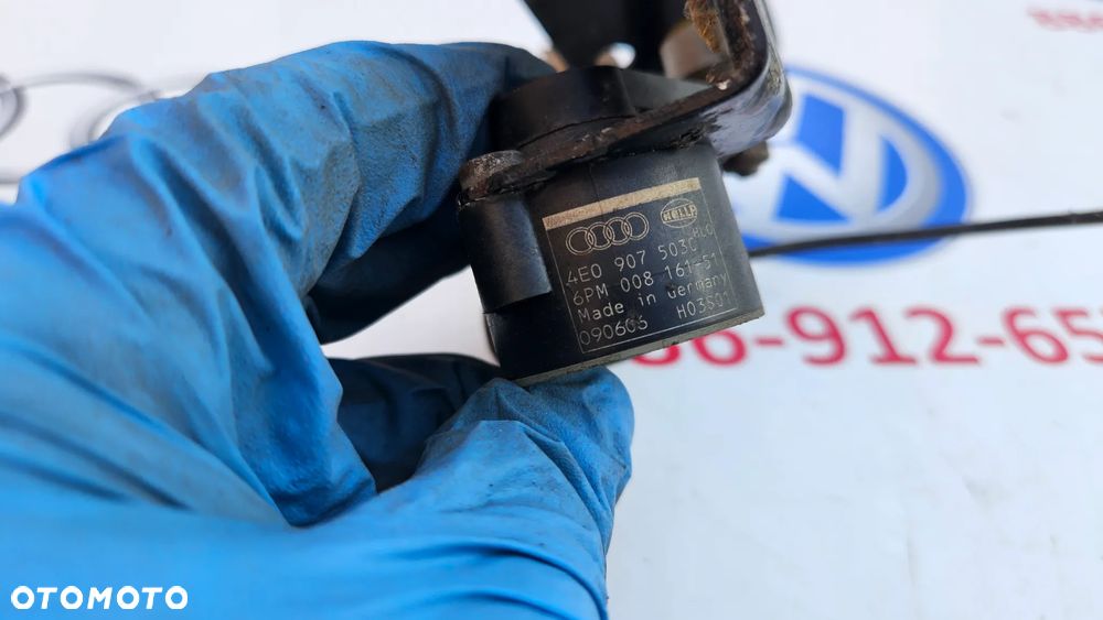 VW Phaeton 3D Czujnik poziomowania świateł xenon tył 4E0907503C 4E0616572D - 3