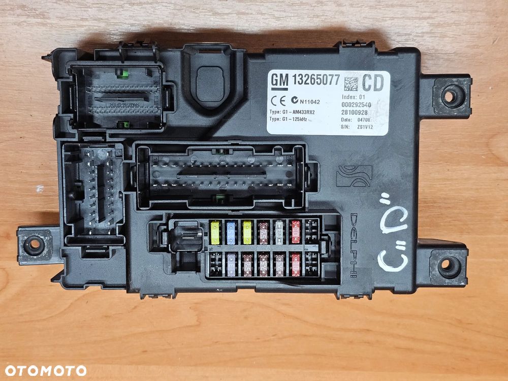 ZESTAW STARTOWY LICZNIK CIM STEROWNIK 55557933 STACYJKA SKRZYNKA OPEL CORSA D 1.2 B  Z12XEP 100% OK - 12