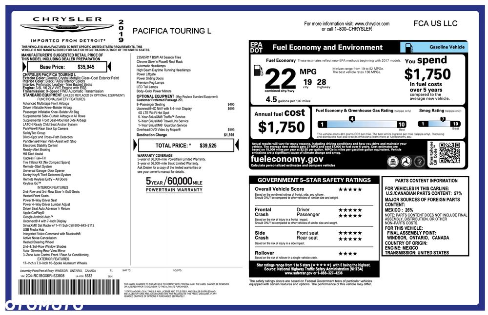 Chrysler Pacifica - 13
