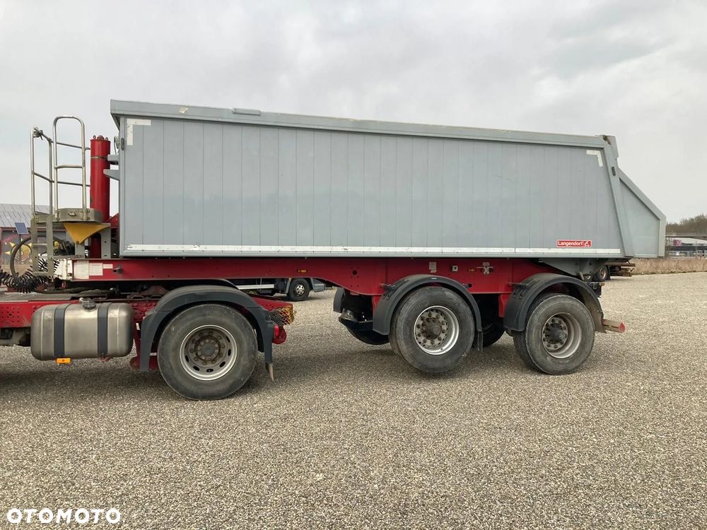Schwarzmuller SM K-serie oś skrętna rynna Hardox 38t dmc zestaw naczepa wywrotka - 11