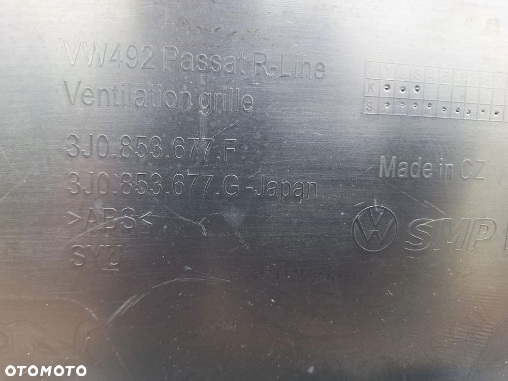 VW PASSAT B9 R-LINE 23- ZDERZAK PRZÓD PRZEDNI ORYG VW 3J0807221H WYSYŁKA 24H - 14