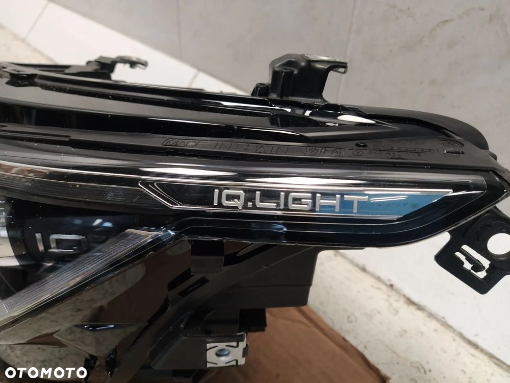 VW GOLF 8 VIII 2020- LAMPA REFLEKTOR PRZÓD PRZEDNI LED IQ LIGHT SREBRNY ŚRODEK LEWA PRZETWORNICA ORYGINAŁ - 3