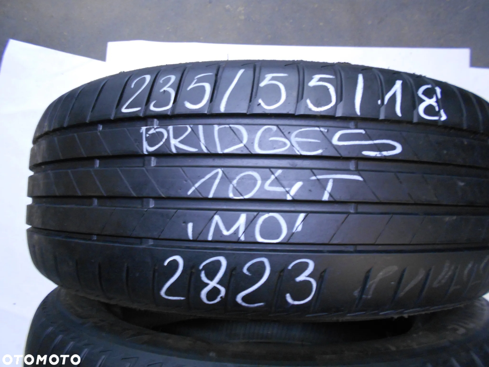 OPONY 235/55R19 BRIDGESTONE TURANZA T 005 MO DOT 2823 / 0221 8MM - 2